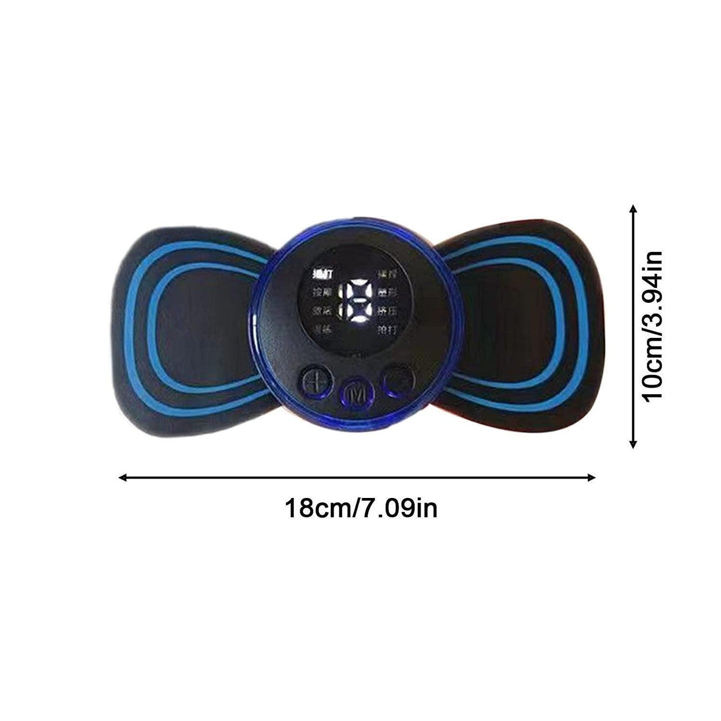 Mini Rechargeable Electric Massager with 8 Modes and 19 Strength Levels
