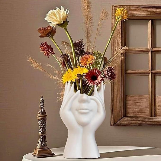 Elegant Aura Face Vase
