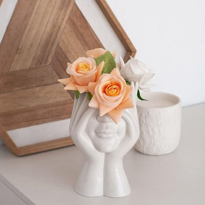 Elegant Aura Face Vase