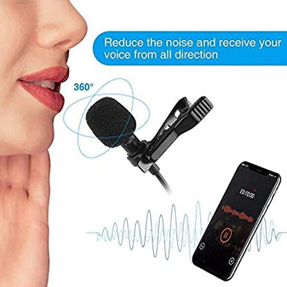3.5mm Clip Microphone for Voice Recording