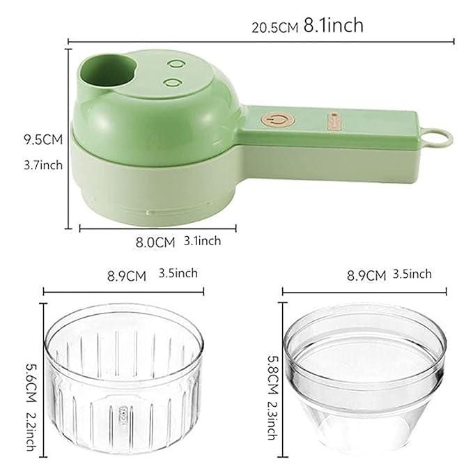 Portable Electric Vegetable Cutter Set