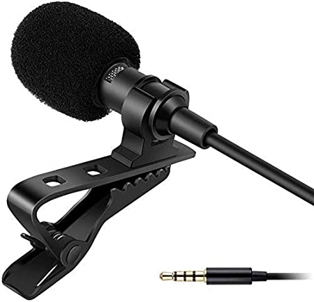 3.5mm Clip Microphone for Voice Recording