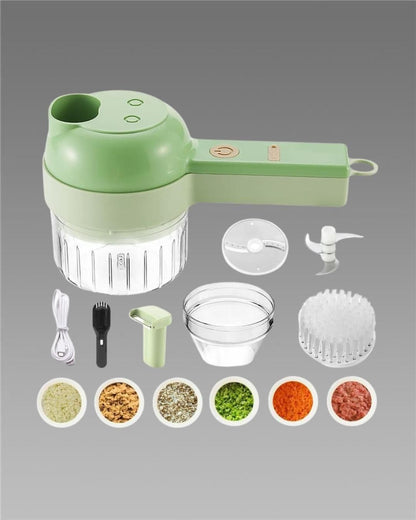 Portable Electric Vegetable Cutter Set